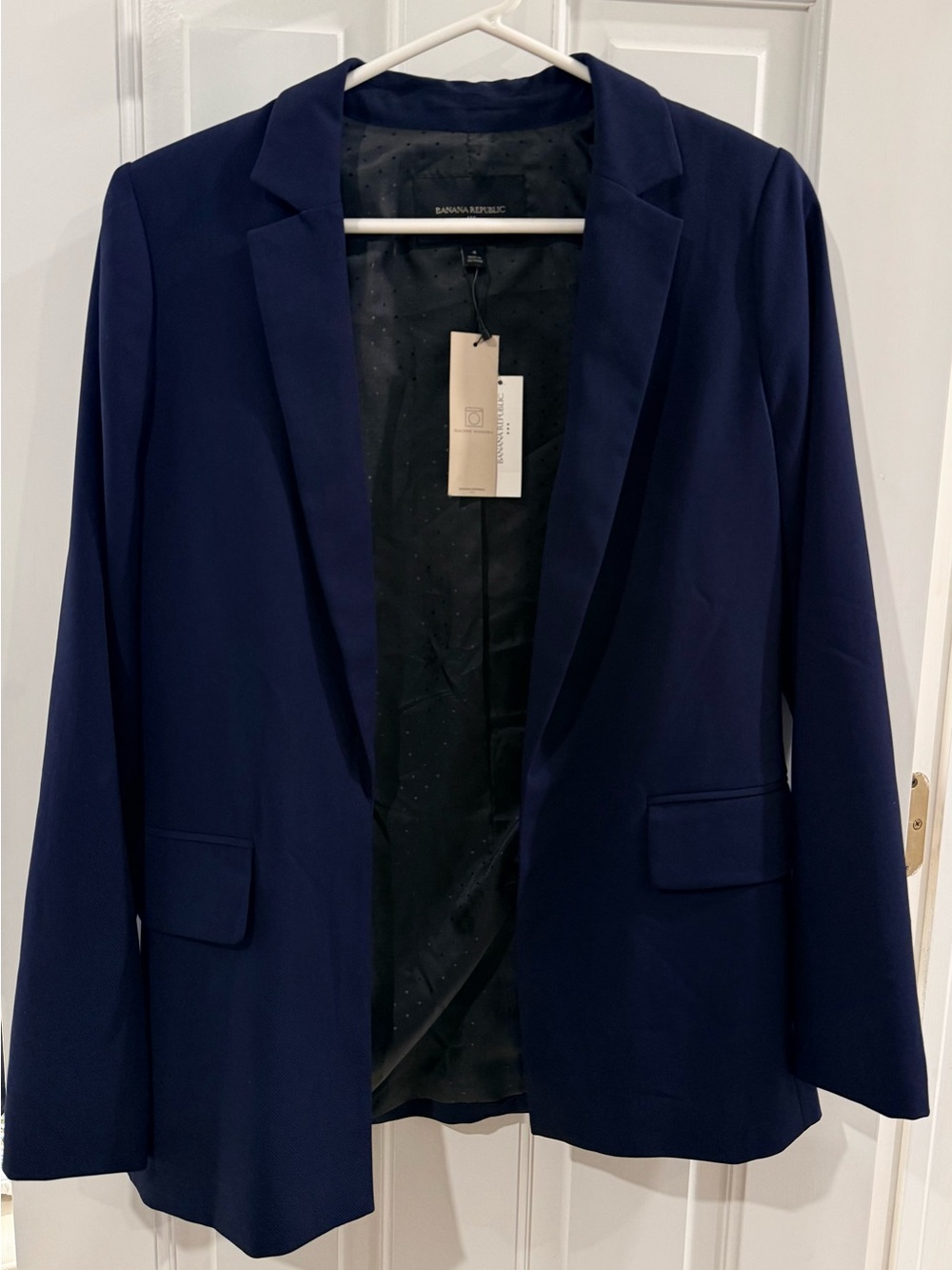 Banana Republic Navy Open-Front Women's Blazer